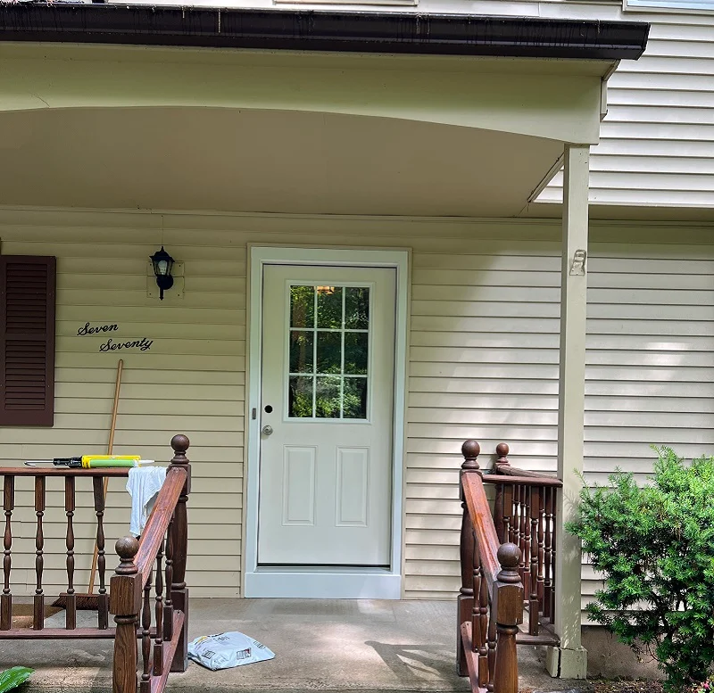 Therma Tru front door installation - Cheshire CT